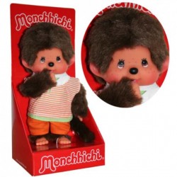 Monchhichi - Junge mit orangem Shirt