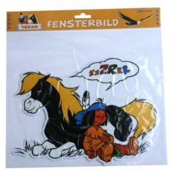 Yakari - Fensterbild - Indianerpause Yakari - Fensterbild - Indianerpause