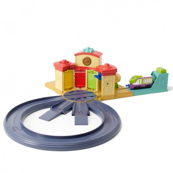 Chuggington-Die-Cast-Serie-Ringlokschuppen-Spielset