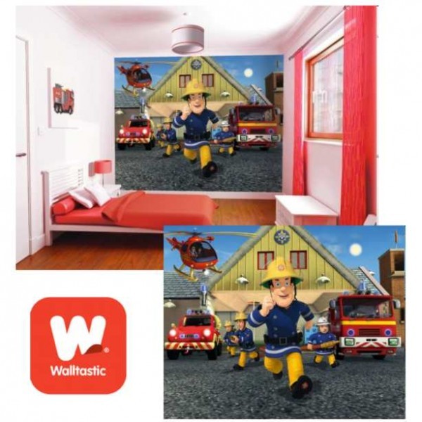 Feuerwehrmann-Sam-Walltastic-Fototapete