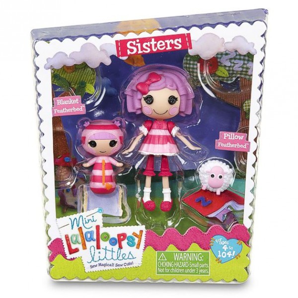 Lalaloopsy ™ Mini Doll Sisters Dolls Pillow Featherbed and