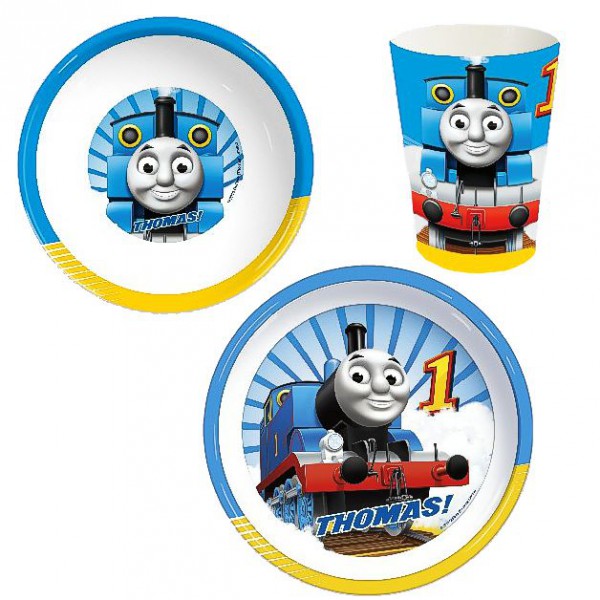 Thomas the Tank Engine Set Dishes Plates, Bowls Cups eBay