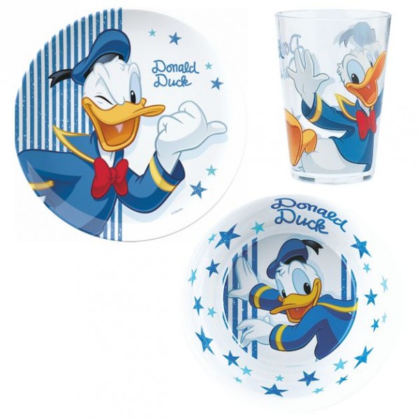 Micky Maus Set Frühstück Melamin Geschirr Donald Duck (3 ~ Micky Maus Set Frühstück Melamin Geschirr Donald Duck (3 ~ Geschirr Yakari