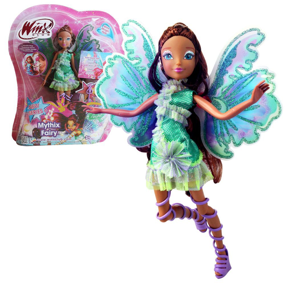 WINX ClubMythix FAIRY bambolafee Layla Aisha con Mythix Bacchetta eBay