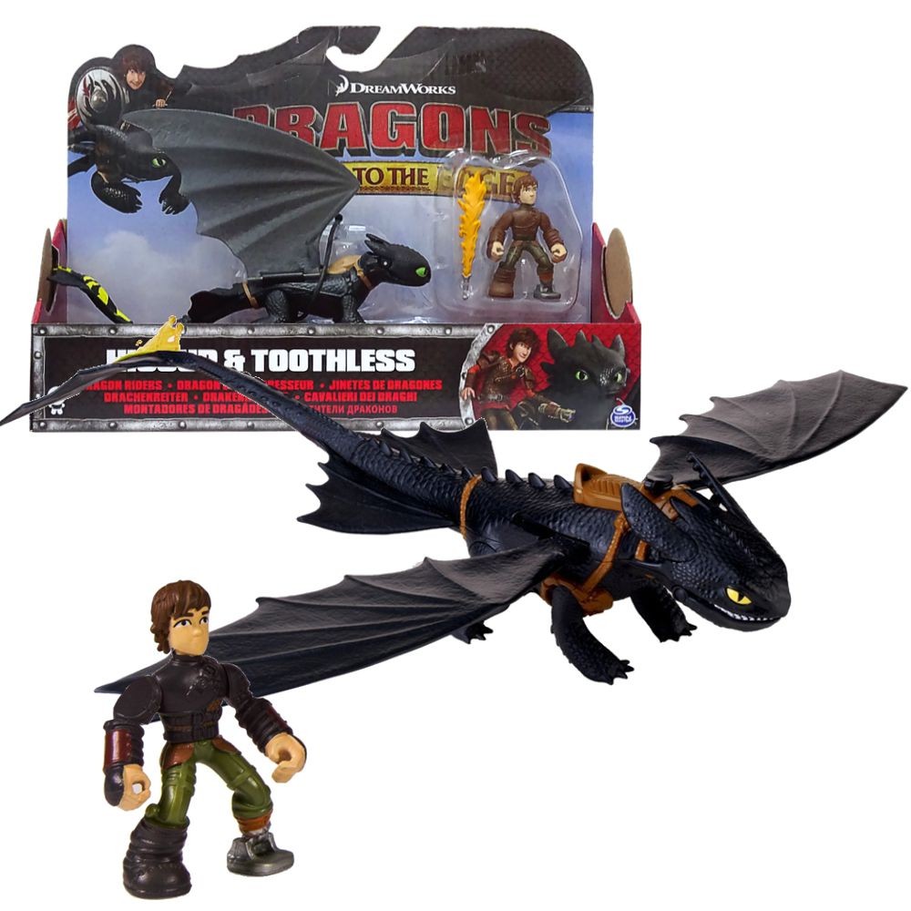Dragons - Action Spiel Set - Drachen Ohnezahn gelbe ...