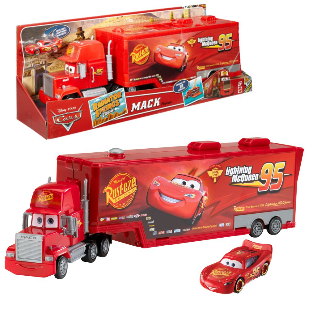 Mattel Disney Pixar Cars Mack Truck Carry Case Mattel Disney Pixar Cars Mack Truck Carry Case